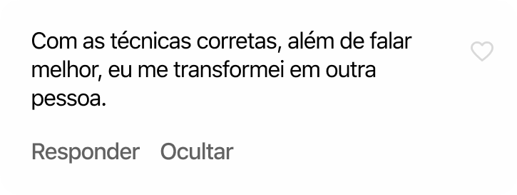 Comentário de cliente