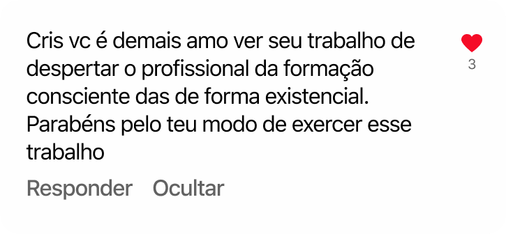 Comentário de cliente