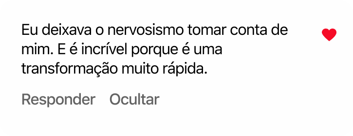 Comentário de cliente