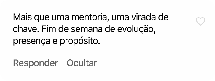 Comentário de cliente